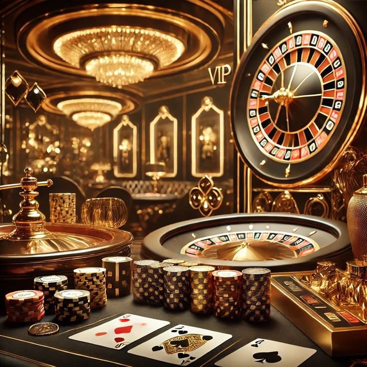 Bàn chơi Baccarat và Roulette trong khu vực Casino trực tuyến go88 vip